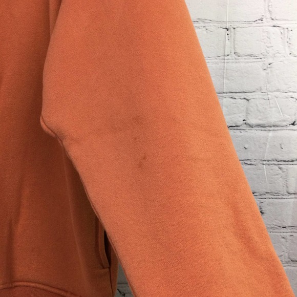 Artisans 1864 Saratoga Orange Mock Collar Long Sleeve Zippered Fleece Men's M - Picture 13 of 14